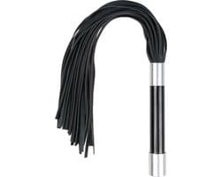 Lange flogger met metalen handvat