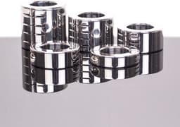 Ballstretcher RVS met groeven scharnierend 14 mm hoog Ø 35 mm — thumbnail 3