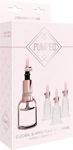 Clitoral & Nipple Pump Set Large - Rose Gold — thumbnail 8