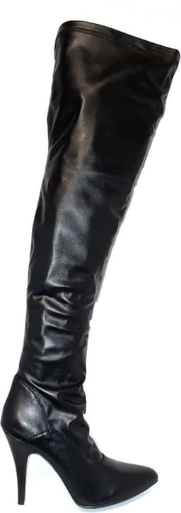 Soisbelle  Imitatie Lakleren Overknee Boot X301 Zwart Maat 41 — thumbnail 1