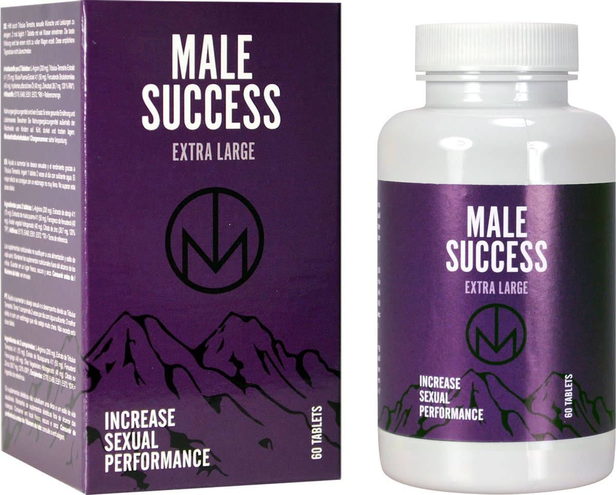 Male Success - Extra Large - Penisvergroting - 60 tabletten — afbeelding 1