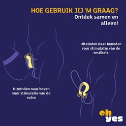 Cockring Vibrerend met Afstandsbediening - Sex Toys voor Koppels - Koppel Vibrator - Paars — thumbnail 10