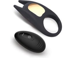 Subliem Vibrerende Cockring – Cockringen voor Mannen & Koppelgebruik | 10 Vibratiestanden - Draadloze Afstandsbediening - Waterdicht & USB Oplaadbaar