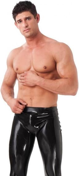 Rimba - Latex Heren Broek - Zwart L — thumbnail 1