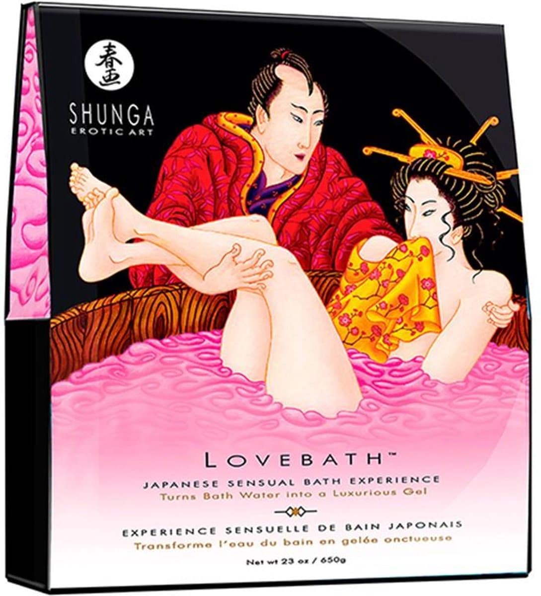 Shunga Lovebath Dragon Fruit (verandert je badwater in gel) — afbeelding 1