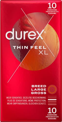 Durex Condooms Thin Feel XL 10st x 5 — thumbnail 8