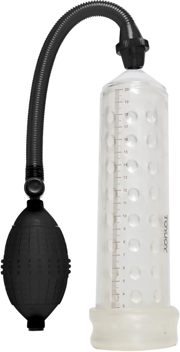 ToyJoy Manpower POWER MASSAGE PUMP W. SLEEVE CLEAR - Penispomp — afbeelding 1