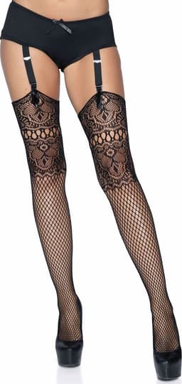 Fishnet backseam stockings — thumbnail 6