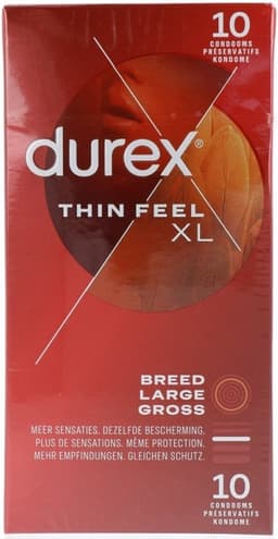 Durex Condooms Thin Feel XL 10st — thumbnail 17