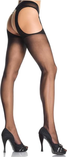 Sheer Suspender Pantyhose + — thumbnail 2