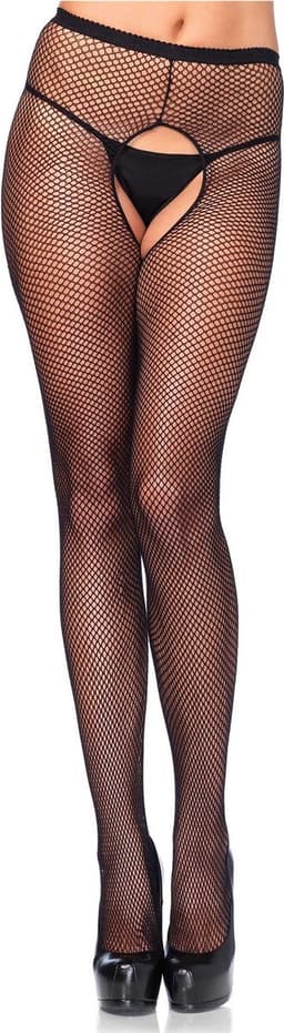 Crotchless Fishnet Pantyhose — thumbnail 3