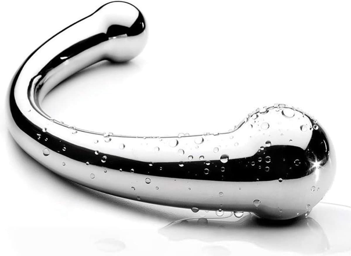 IntiMate® SensualSteel - Luxe Metalen Dildo - G-Spot Verkenning - Geschikt voor Koppels - Temperatuurspel en Orgasmeontdekking - 320 Gram — afbeelding 1