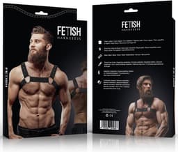 FETISH SUBMISSIVE ATTITUDE™ - ADJUSTABLE NEOPRENE CHEST SPORTS HARNESS FOR MEN | BDSM ACCESSORIES | BONDAGE | MAN FETISH BODY HARNESS — thumbnail 5