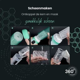 ME'ADAM - ManiPulse Automatische Masturbator met Roterende Functies en Zuig en Lik Modes - Fluisterstil - Oplaadbaar - Masturbator voor Man - Pocket Pussy - Blowjob - Sterke Motor - Waterproof - Groen - Sex toys Voor mannen — thumbnail 5