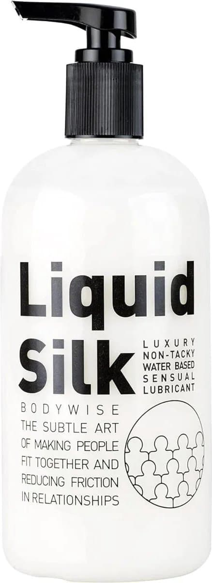 Liquid Silk - Sex Lube - Hybride Glijmiddel - Veilig voor Condooms - Ook voor Massage 500 ml — afbeelding 1