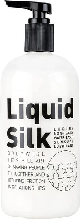 Liquid Silk - Sex Lube - Hybride Glijmiddel - Veilig voor Condooms - Ook voor Massage 500 ml — thumbnail 1