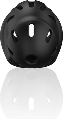 Model 27 - Ultra Soft Silicone Chastity Cage - Black — thumbnail 5