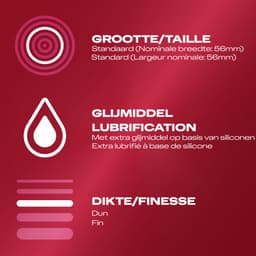 Durex Condooms Thin Feel - Extra Lube - 4x 10 stuks — thumbnail 3