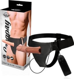 HARNESS ATTRACTION | Harness Attraction Gregory Strap-on Hollow Extender Vibrator 16.5 X 4.3 Cm — thumbnail 1