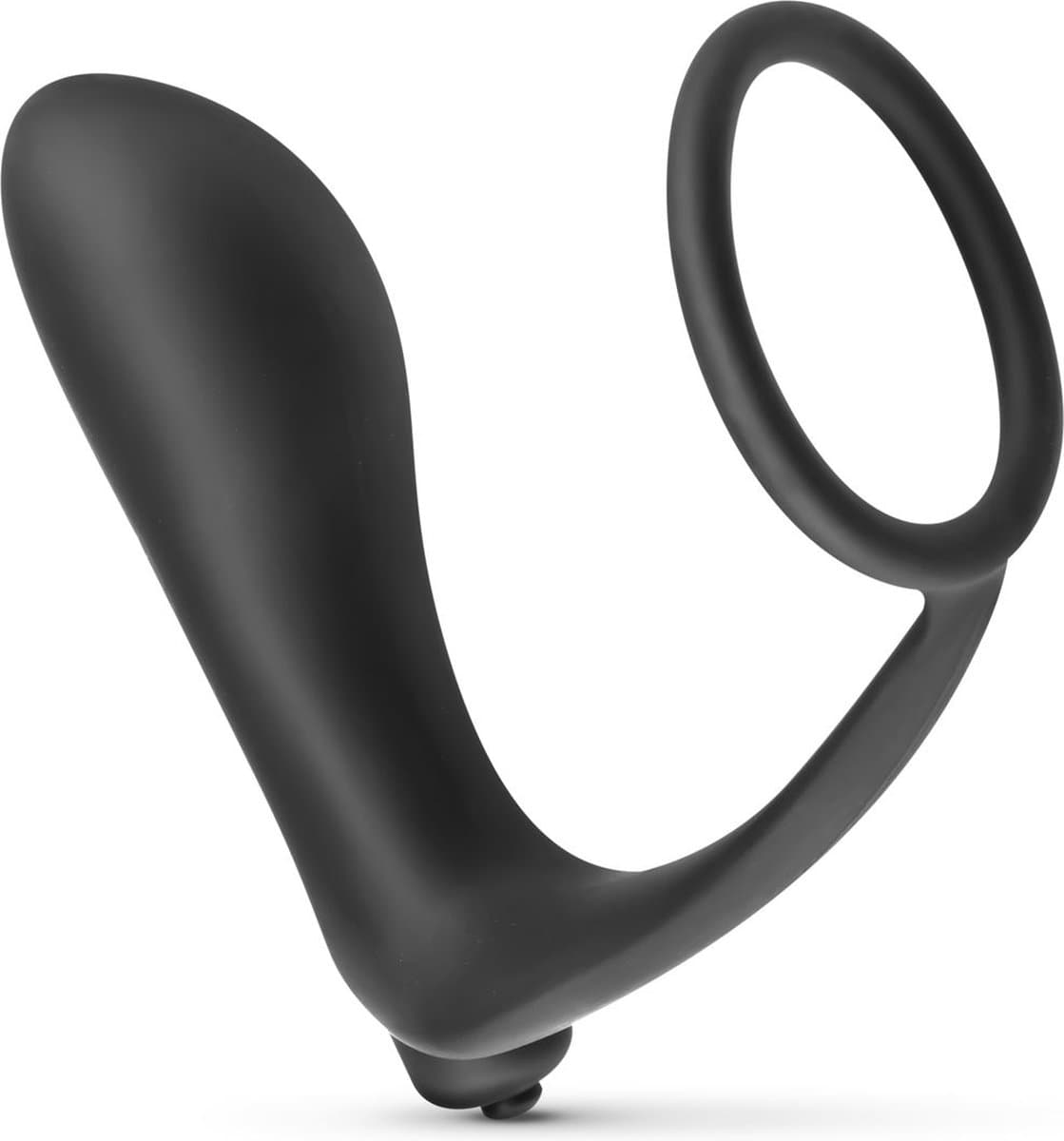 Prostaat Vibrator & Cockring - Zwart — afbeelding 1