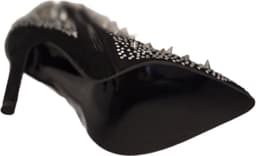 RUON- EROTISCH ENKELLAARSJE-TEXTIEL MET SILVER STUDS- 9 CM HEEL-37 — thumbnail 3