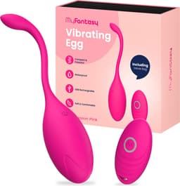 MyFantasy Vibrerend Ei met Afstandsbediening – Vibrators voor Vrouwen – Remote Clitoris Stimulator - Seksspeeltjes voor Koppel - Sex Toys voor Koppels - Kamasutra Eitjes - Vibrator Tril Ei - Sex Ei Roze — thumbnail 1