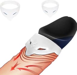 Eikel voorhuid correctie - Set van twee stuks - Eikelring - Flexibel - One size - Blote eikel - Meer gevoel — thumbnail 1