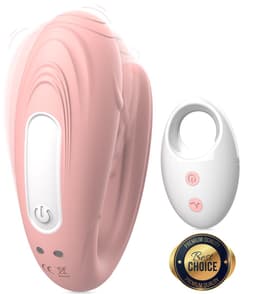 PureVibe® TouchMe Remote Vibrator - Duo Koppel Vibrators voor Vrouwen - Fluisterstil & Discreet Stimulator - Clitoris & G-spot Stimulator - Seksspeeltjes - Erotiek Sex Toys voor koppels - Roze — thumbnail 1