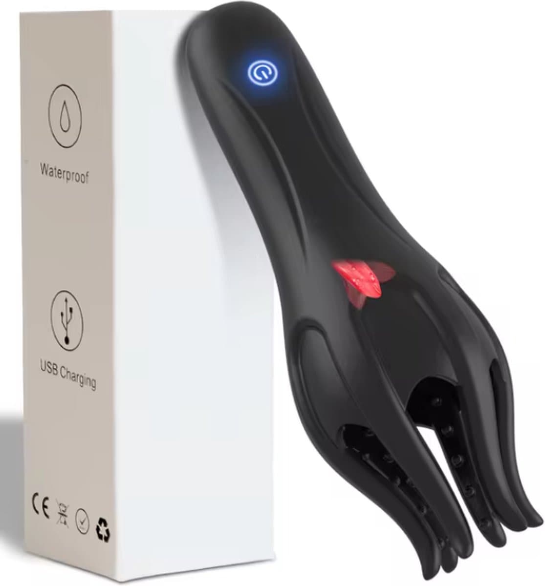 Eikel vibrator Deluxe | met tong | Masturator | 10 vibratiestanden | USB oplaadbaar | Penis | Stimulatie — afbeelding 1