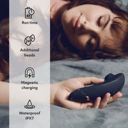 Womanizer - Premium 2 Luchtdruk vibrator - Zwart - 9 standen - Waterproof - Oplaadbaar — thumbnail 9