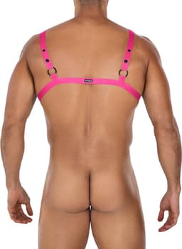 Cut4Men - C-Ring Gekruist Harnas - Tuigje - Roze — thumbnail 5