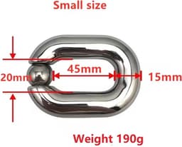 Scrotum Ring RVS - Ballenklem - Ball stretcher - Kuisheidsgordel — thumbnail 5