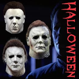 Equivera Michael Myers Masker - Halloween Masker - Halloween - Halloween Maskers Volwassenen - Enge Maskers - Haloween Masker — thumbnail 2