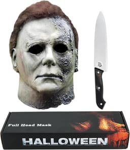 Equivera Michael Myers Masker - Halloween Masker - Halloween - Halloween Maskers Volwassenen - Enge Maskers - Haloween Masker — thumbnail 1
