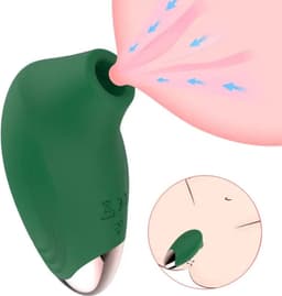 Lovemytoy® Luchtdruk Vibrator – Clitoris Sucker & G-spot Stimulator – 10 Standen – Waterdicht & Oplaadbaar – Mini Vibrator Vrouwen — thumbnail 1