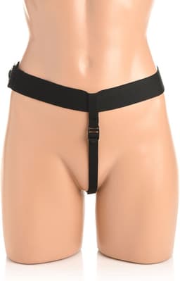 XR Brands AH050 - Bum-Tastic 28X Silicone Anal Plug with Harness & Remote Control — thumbnail 1