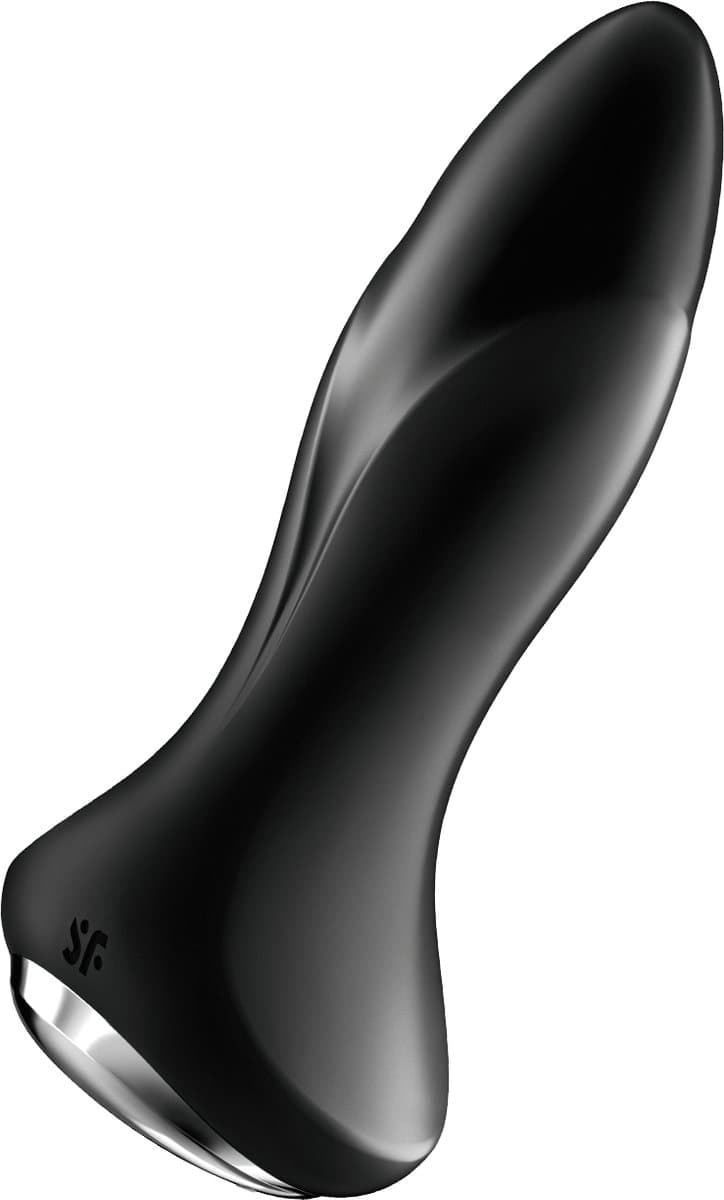 Satisfyer, Bluetooth anaal vibrator, 'Rotator Plug 1 Connect App', 13.5cm, met app, 2 in 1: trillende en roterende kralen, 2 motoren — afbeelding 1