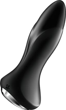 Satisfyer, Bluetooth anaal vibrator, 'Rotator Plug 1 Connect App', 13.5cm, met app, 2 in 1: trillende en roterende kralen, 2 motoren — thumbnail 1