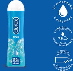 Durex - 210ml Glijmiddel - Perfect Gliss 1x100ml - Intense Orgasm 1x10ml - Play Tingle 1x100ml - Voordeelverpakking — thumbnail 8