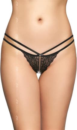 SoftLine | sexy string | open kruis | rood | S/M — thumbnail 2
