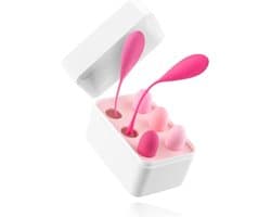 Teazers - Vaginale Kegel Balls Set - Bekkenbodemtrainer - 6 Verschillende Gewichten Vaginaballetjes - Geisha Ballen Set - Roze