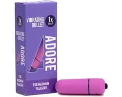 Adore - Mini Vibrator - Erotiek - Seksspeeltjes - Vibrators G-spot vibrator - Clitoris en G Spot stimulatie - Mini vibrator - Vibrator voor vrouwen - Vibrator roze - Vibrator voor clitoris - Clitoris vibrator - Bullet Vibrator - Clitoris stimulator