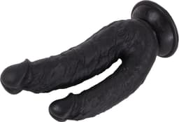 Kiotos Cox - Dildo Voor Dubbele Penetratie - 21 x 3.5/4.5 cm - Zwart — thumbnail 2