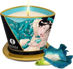 Shunga - Massagekaars Eiland Bloesem 170 ml — thumbnail 10