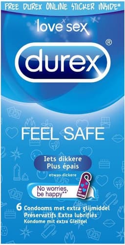 Durex Feel Safe Condooms - 6 stuks — thumbnail 4