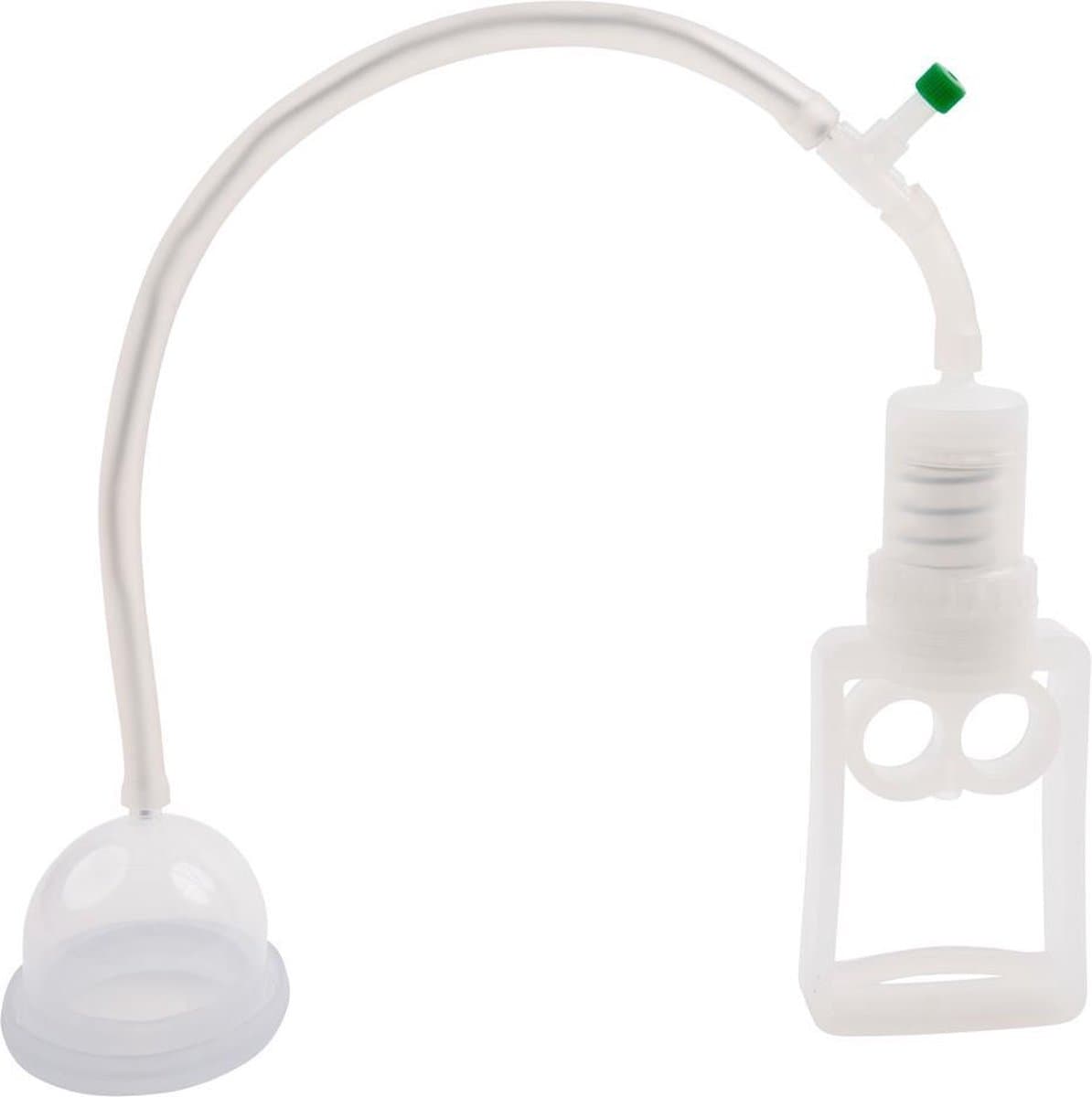 Fröhle – Vaginale Zuiger met Vinger Pomp en Drukregelaar 5 Delig – 12 cm - Transparant — afbeelding 1
