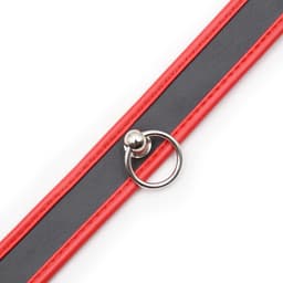 Banoch - Collar of O Red - Rood pu leer - halsband bdsm — thumbnail 8