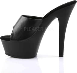 Pleaser - KISS201 Muiltjes - Paaldans schoenen - 40 Shoes - Zwart — thumbnail 3