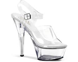 EU 42,5 = US 12 | KISS-208 | 6 Spike Heel P/F Sandal