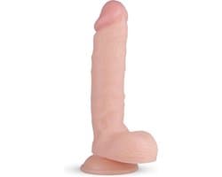 Real Fantasy - Glynn Realistische Dildo met Balzak - 25 cm - Dildo met Zuignap - Dildo's - Sex Toys voor Vrouwen - Sex Toys voor Mannen - Dildo Mannen Anaal - Beige